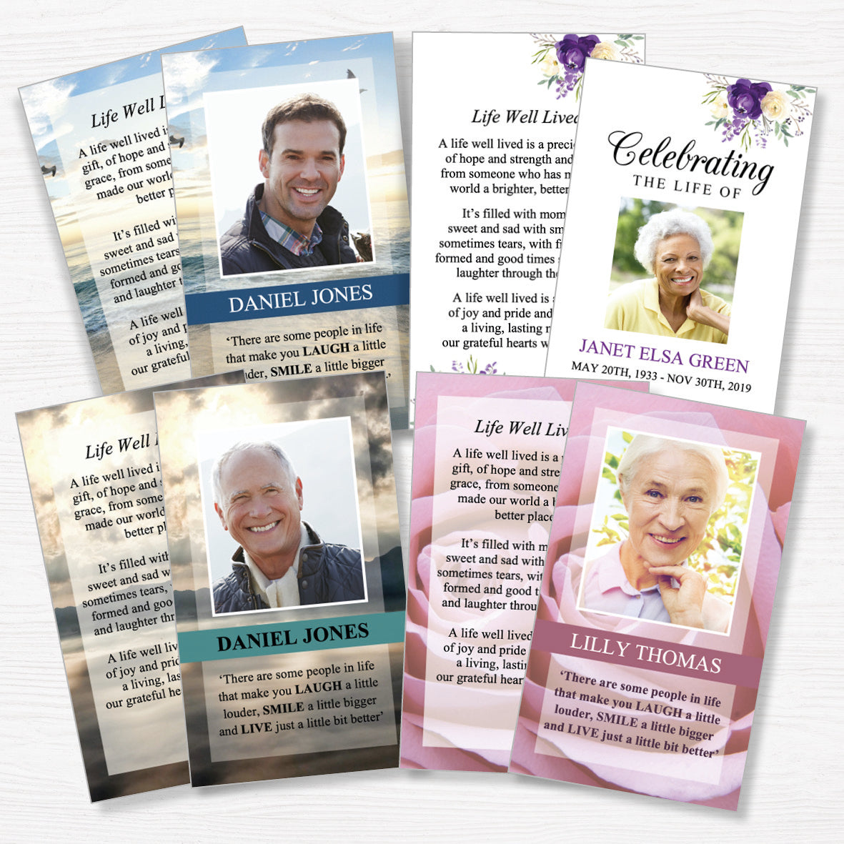 Funeral Prayer Cards