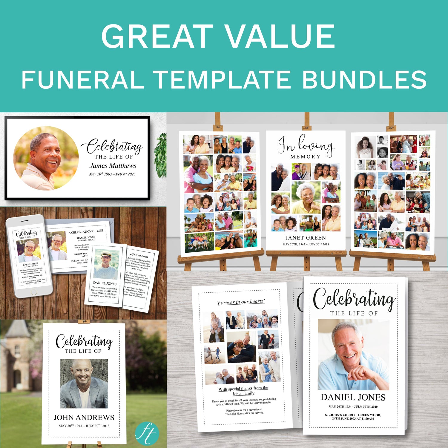 Funeral Template Bundles