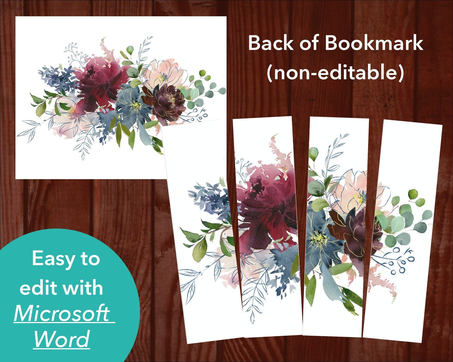 Autumnal Funeral Bookmark
