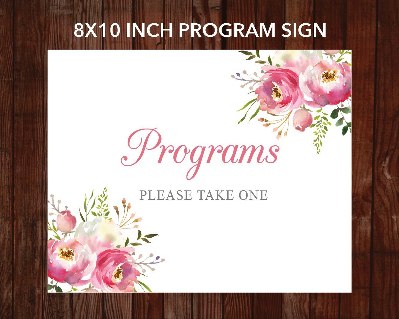 4 Page Floral Burst Funeral Program Template + 4 matching Templates