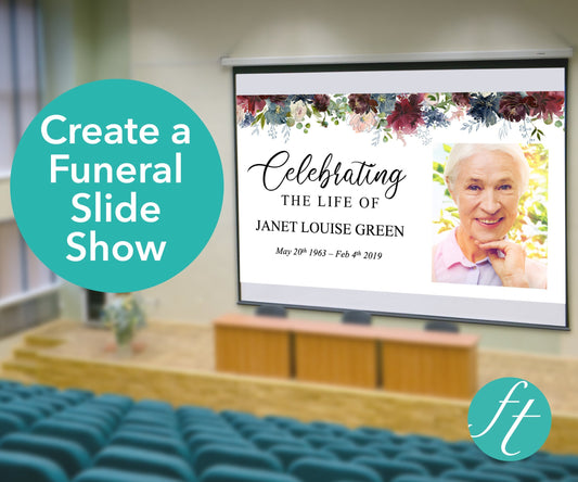 Autumnal Funeral Slide Show Template