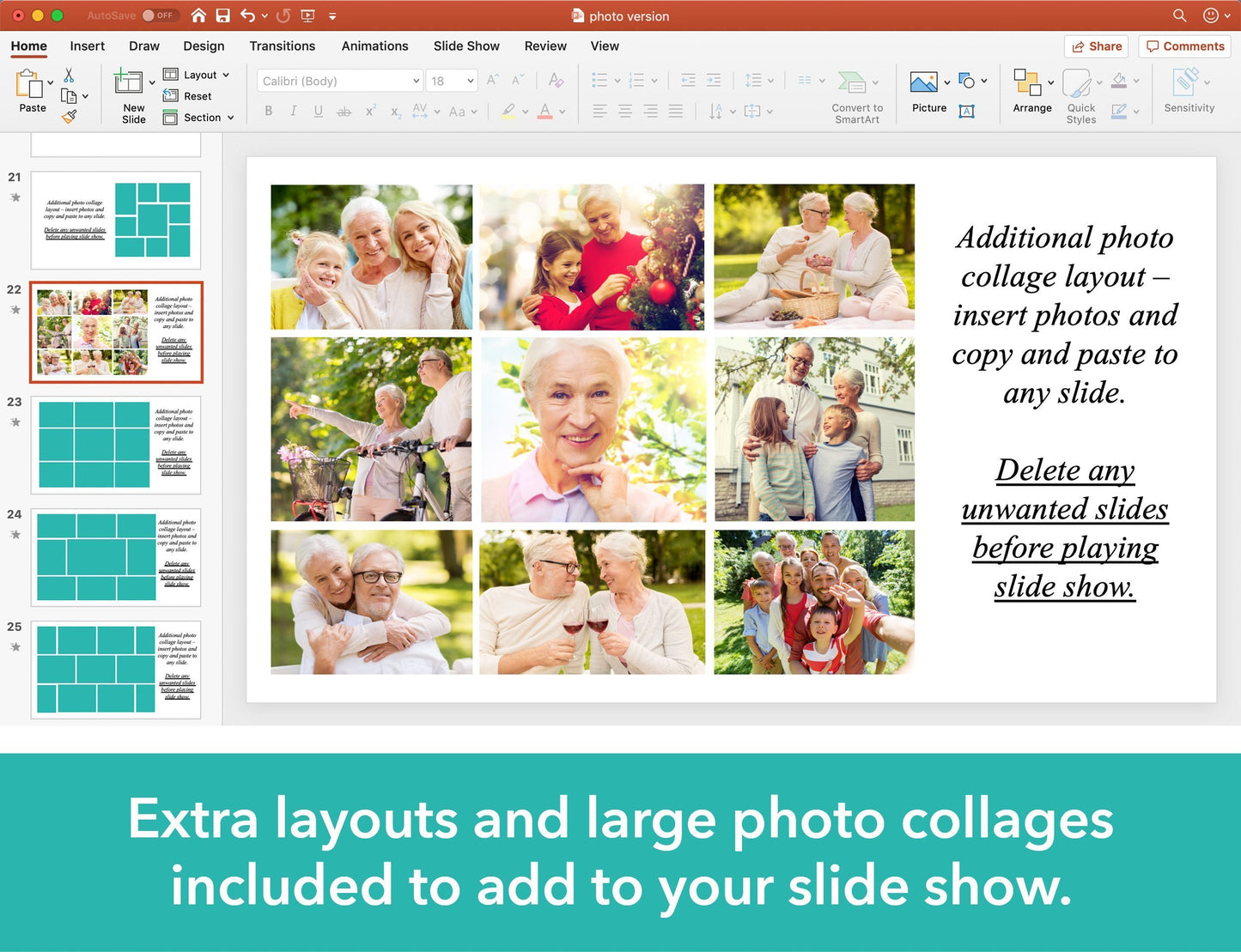 Purple Bouquet Funeral Slide Show Template
