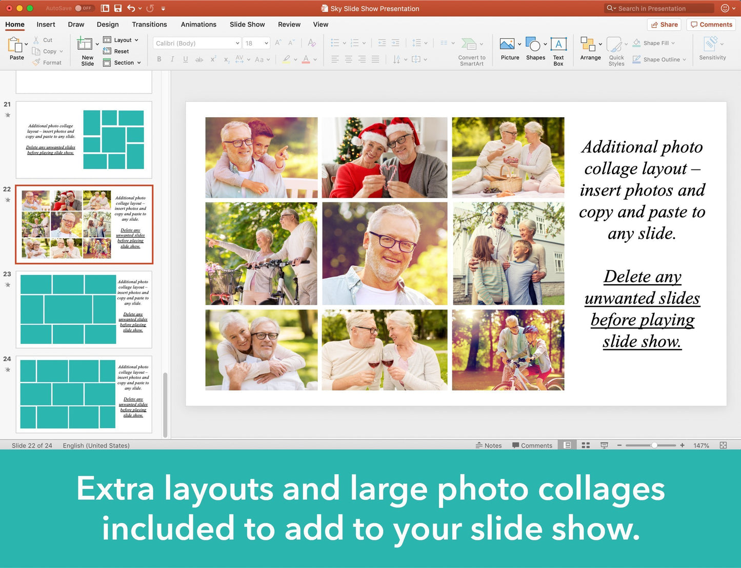 Sky Funeral Slide Show Template