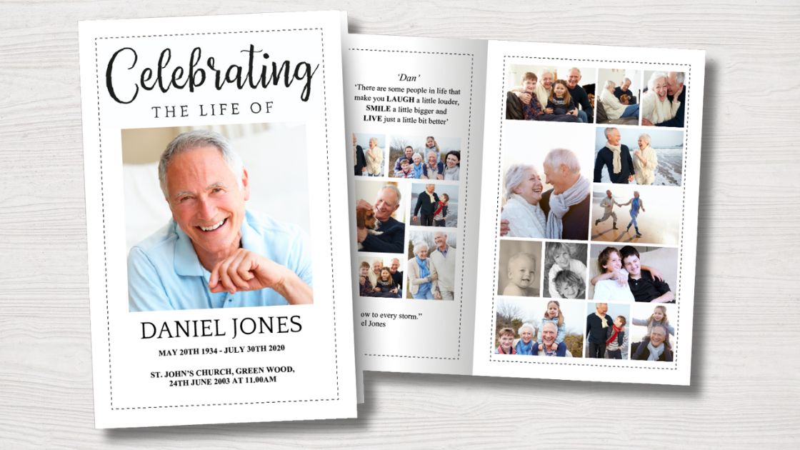Create a Heartfelt Tribute with 3 Classic Funeral Program Templates ...