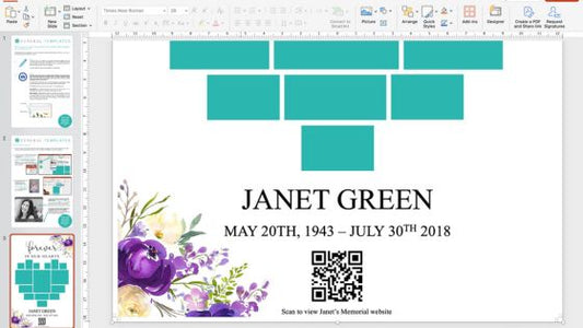 How to Add a QR Code to a Funeral Welcome Sign