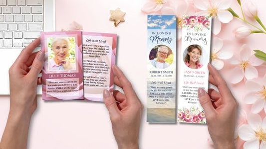 How to Make a Funeral Prayer Card or Bookmark in Word
