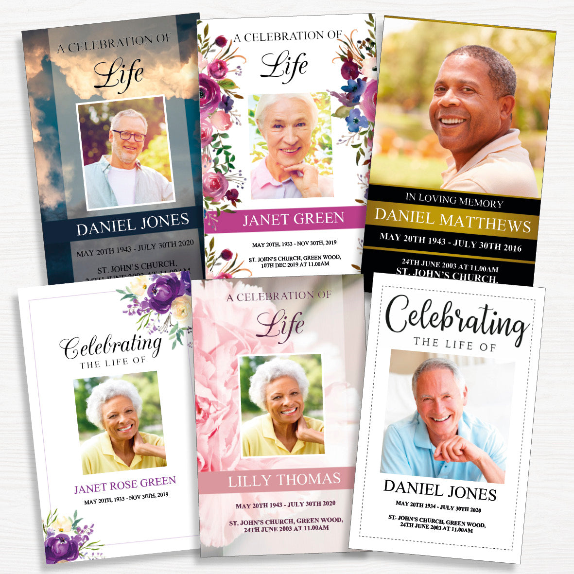 Commercial License Bundles Funeral Templates