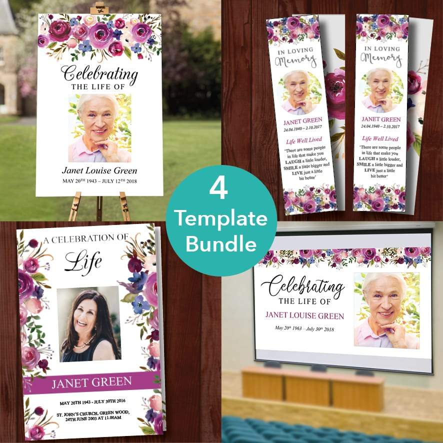 Funeral Template Sets