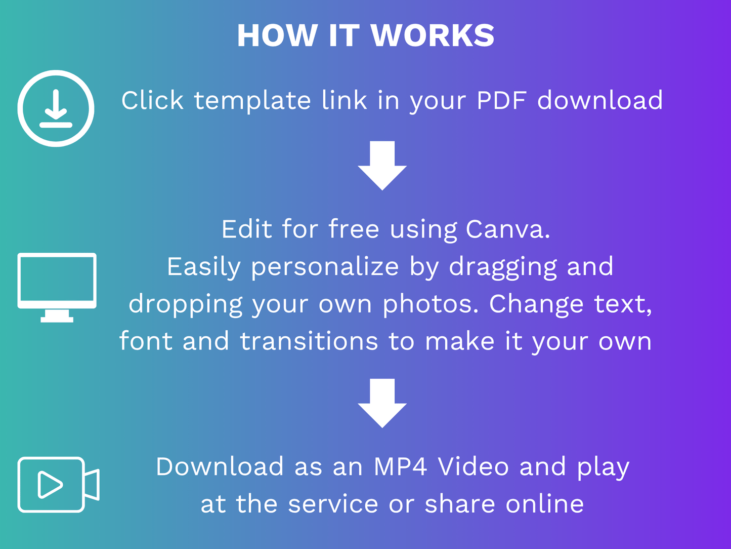 Navy Cross Canva Funeral Slideshow Template