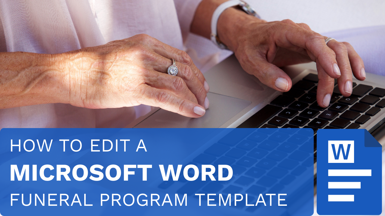 Load video: How To Edit A Funeral Program Template in Microsoft Word