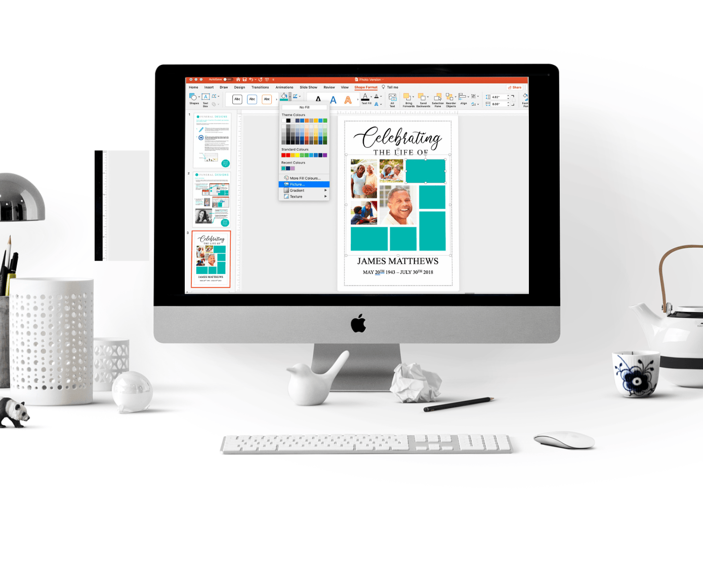 Photo Display Editing Service