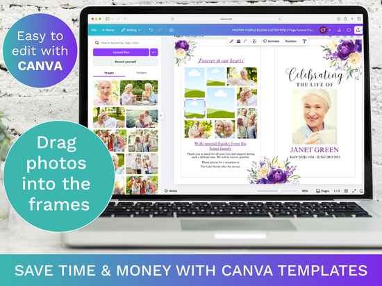 Canva Funeral Templates for Funeral Homes