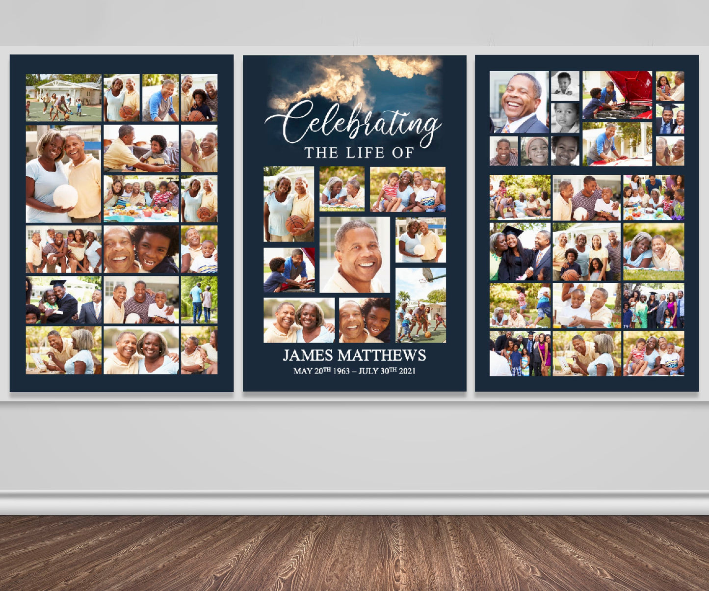 Sky Funeral Photo Display