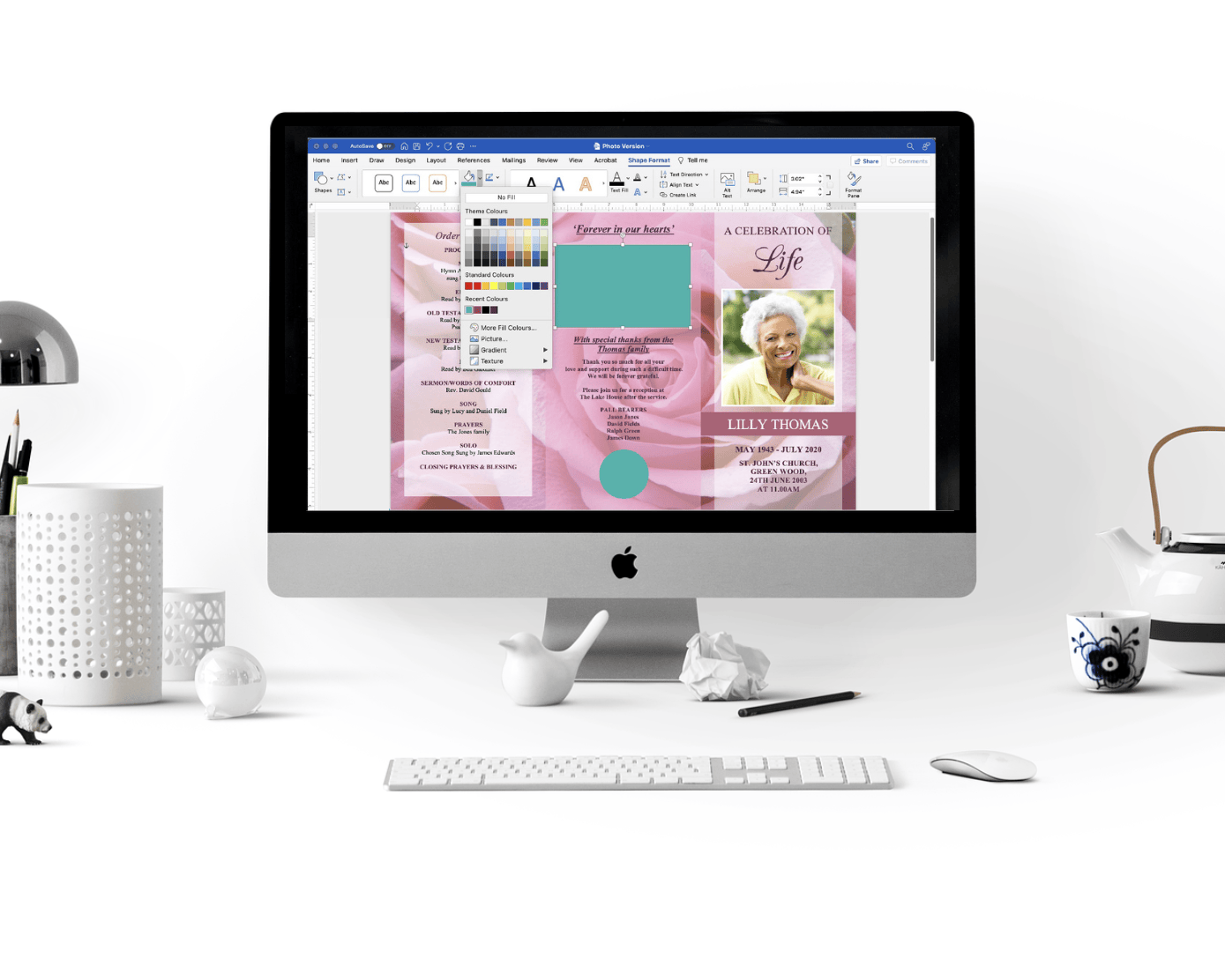 Trifold Program Editing Service