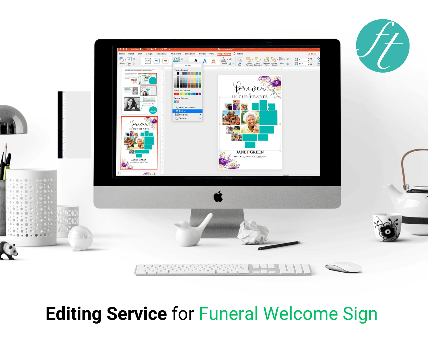 Welcome Sign Editing Service