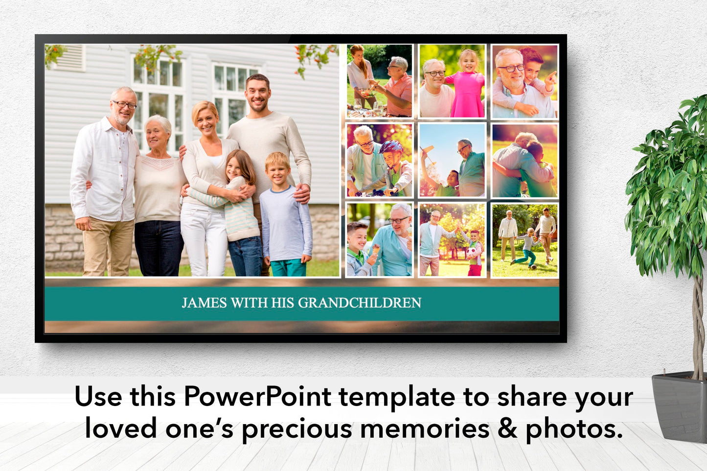 Premium Funeral Slideshow Template with Mountain Top View