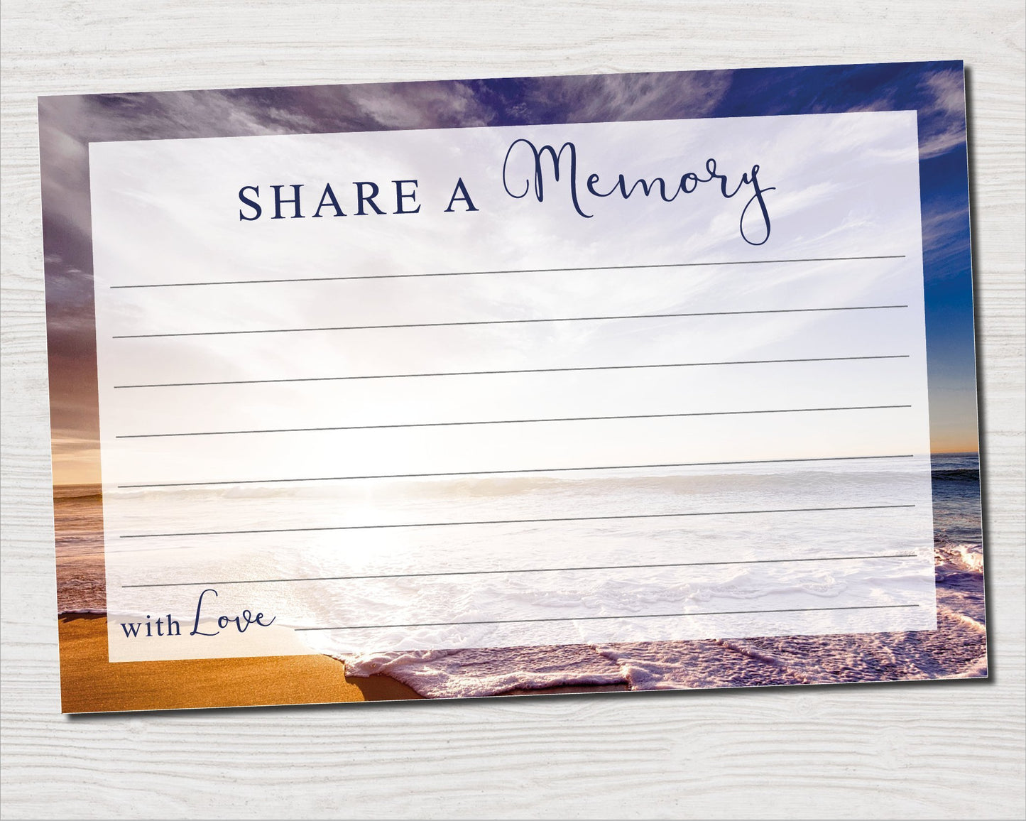 Waves Share a Memory Sign and Cards
