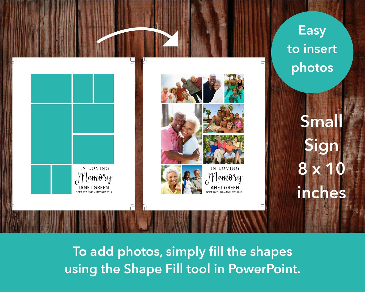 Funeral Welcome Sign for Funeral Service | Tall Photo Collage – Funeral Templates funeral-welcome-sign-for-funeral-service-tall-photo-collage-funeral-templates