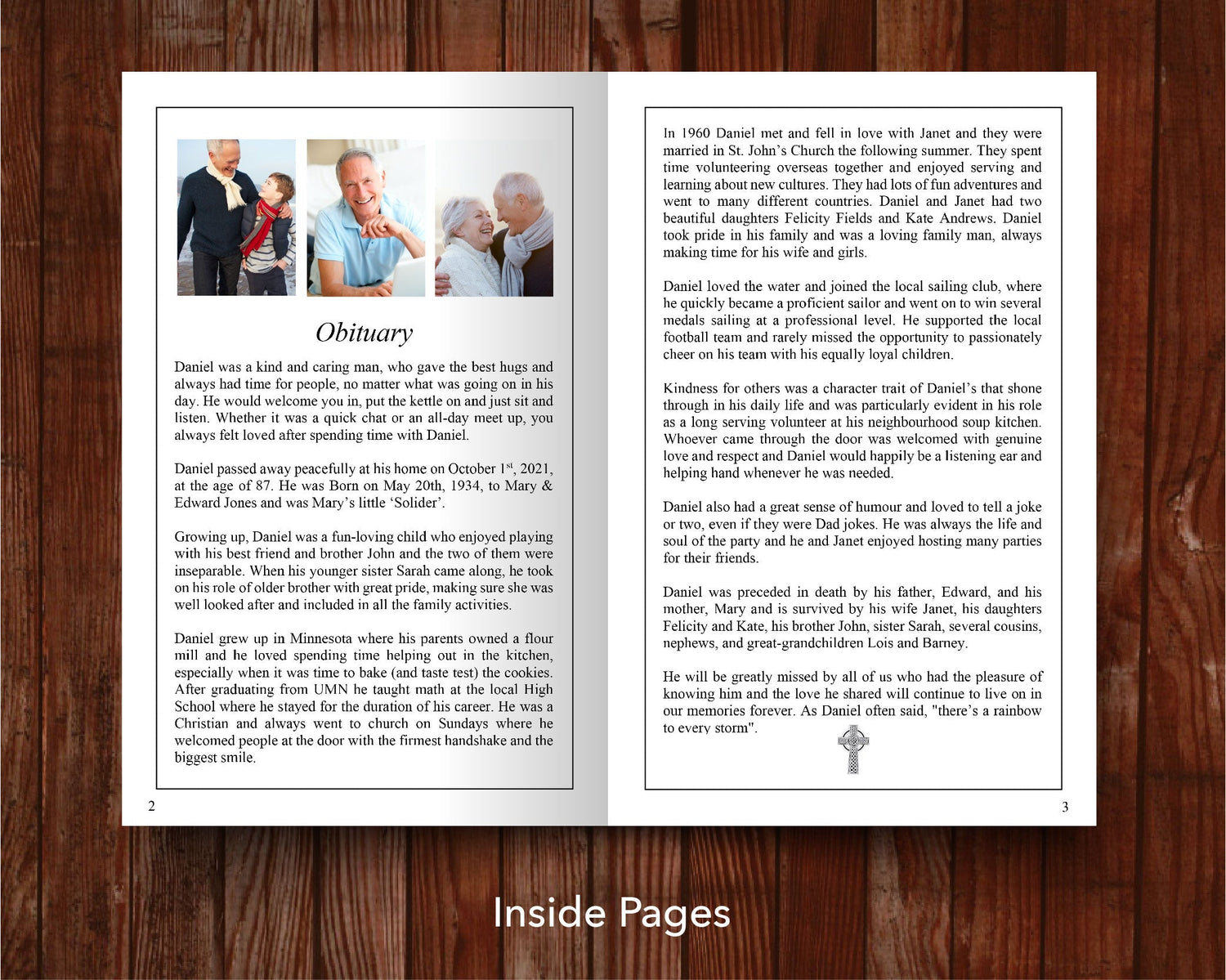 12 Page Catholic Cross Funeral Program Template – Funeral Templates 12-page-catholic-cross-funeral-program-template-funeral-templates