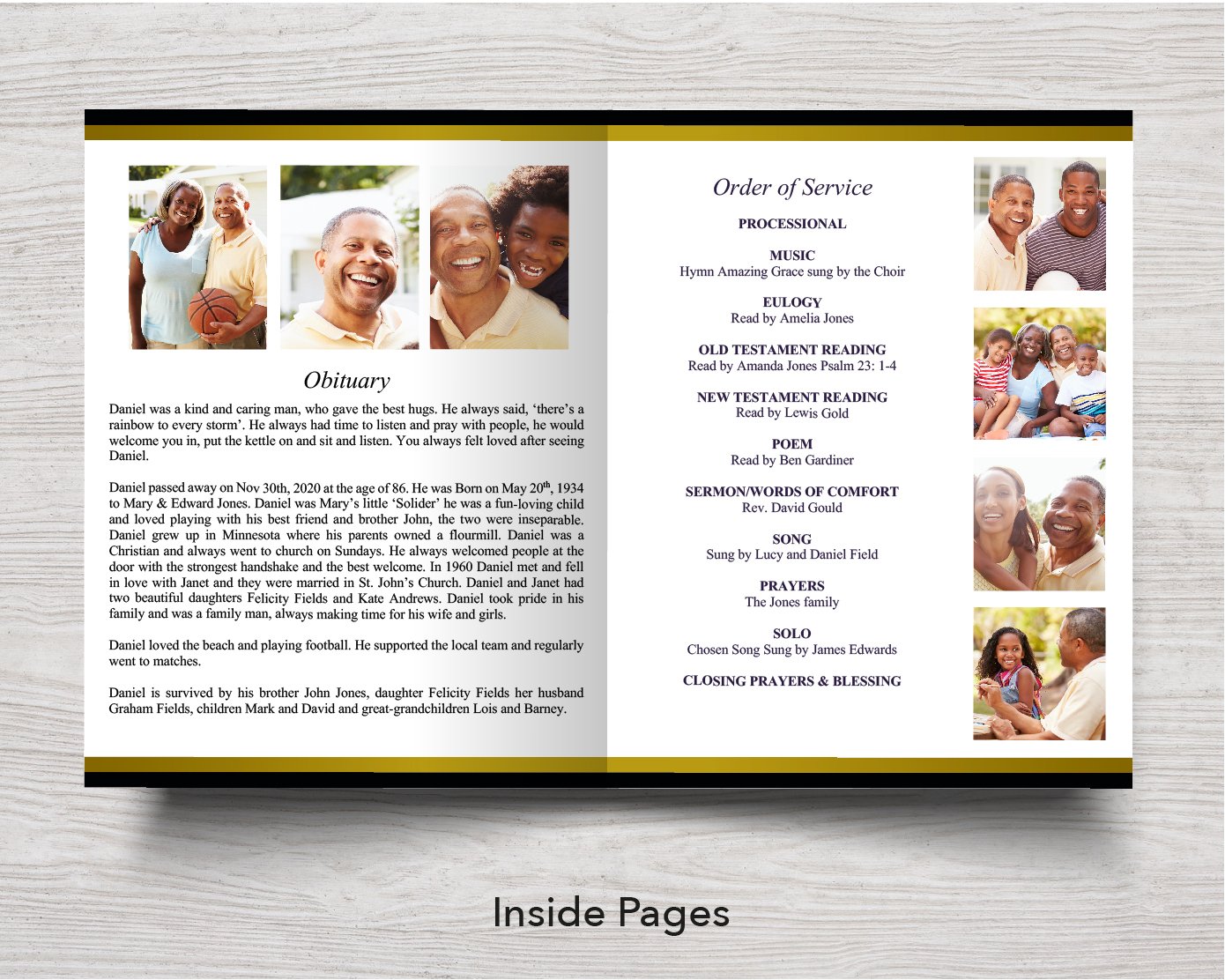 Funeral Examples Graphics For Funeral Programs Funeral & Eulogy Programs Printing In
