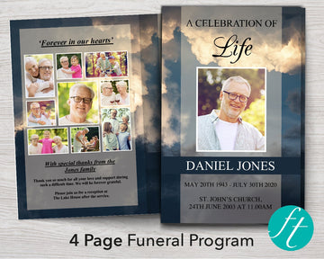 4 Page Funeral Programs – Tagged 