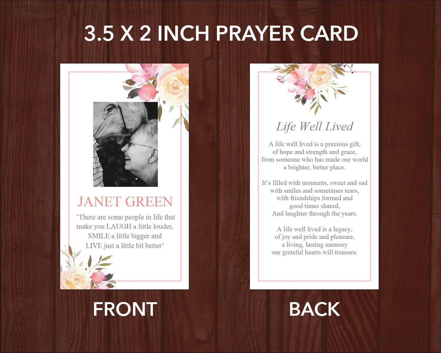 4-page-spring-flowers-funeral-program-template-prayer-card-funeral-templates for Free Printable Funeral Prayer Card Template 4 Page Spring Flowers Funeral Program Template + Prayer Card – Funeral Templates for Free Printable Funeral Prayer Card Template