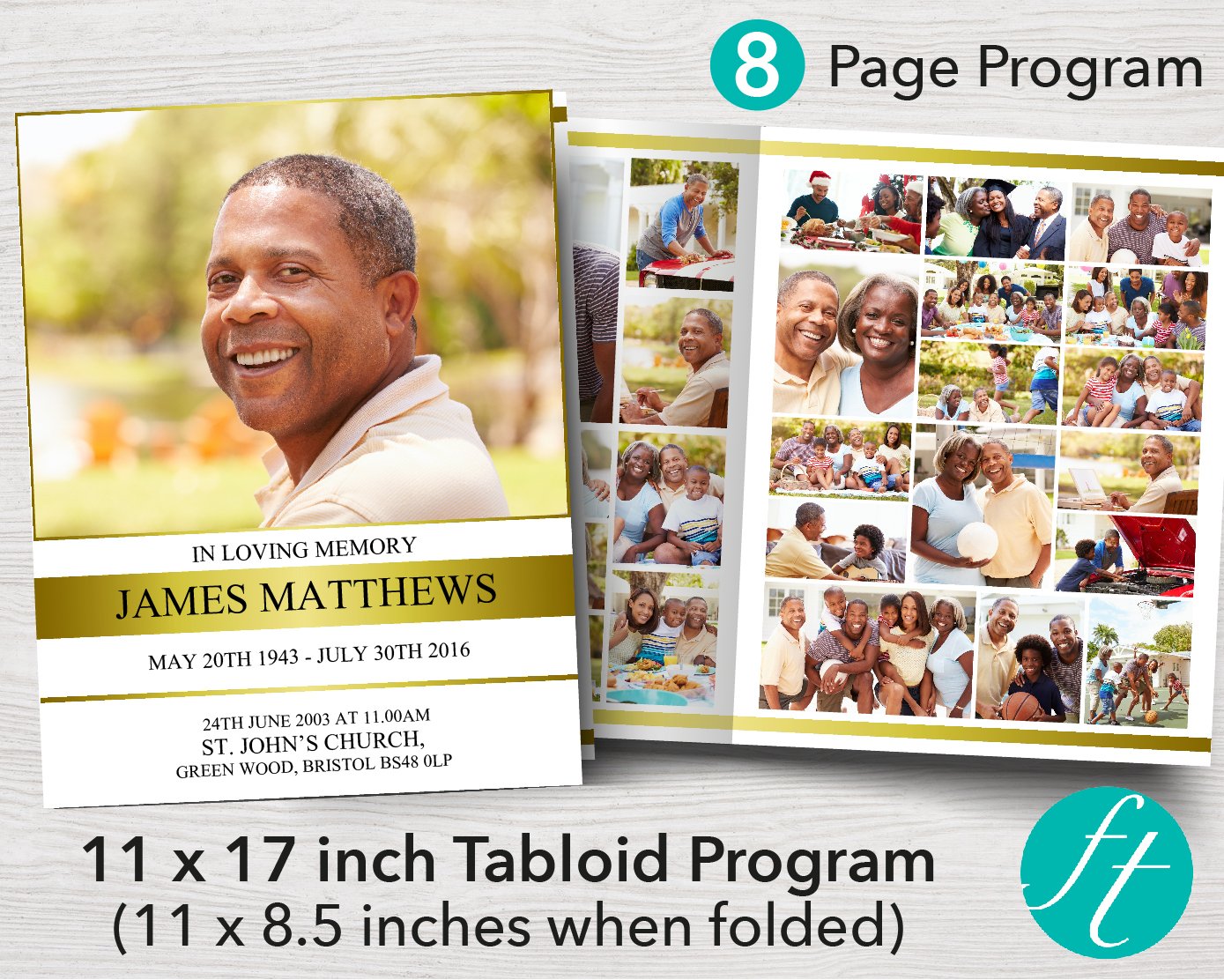 Funeral Program Background Images