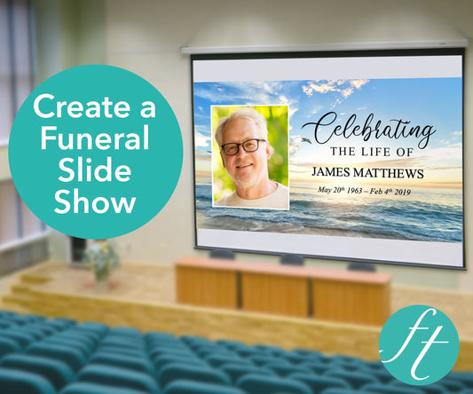 Beach Funeral Slide Show Template