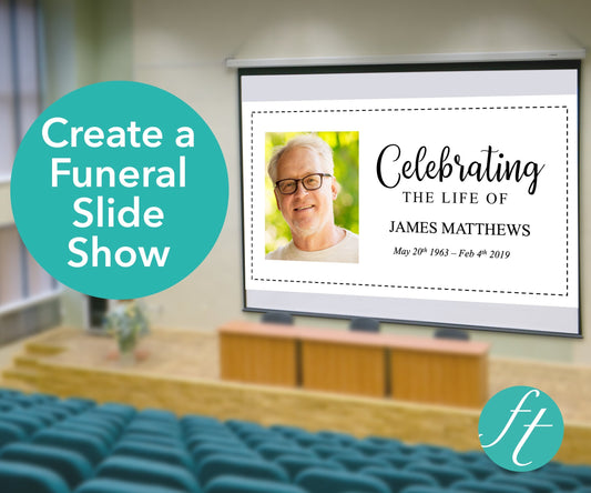 Classic Funeral Slide Show Template