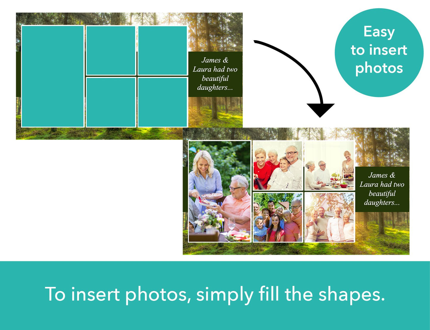 Forest Funeral Slide Show Template
