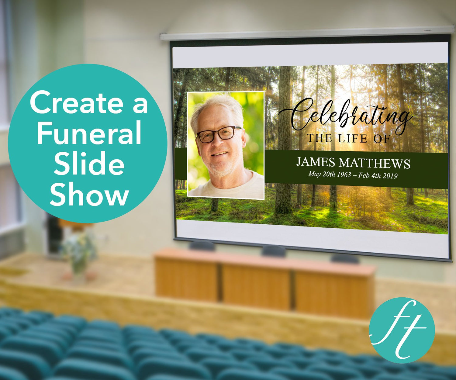 Forest Funeral Slide Show Template
