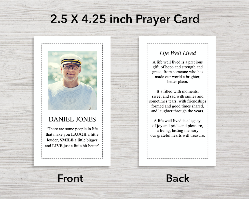 4 Page Classic Program + Sign, Slide Show & Prayer Card