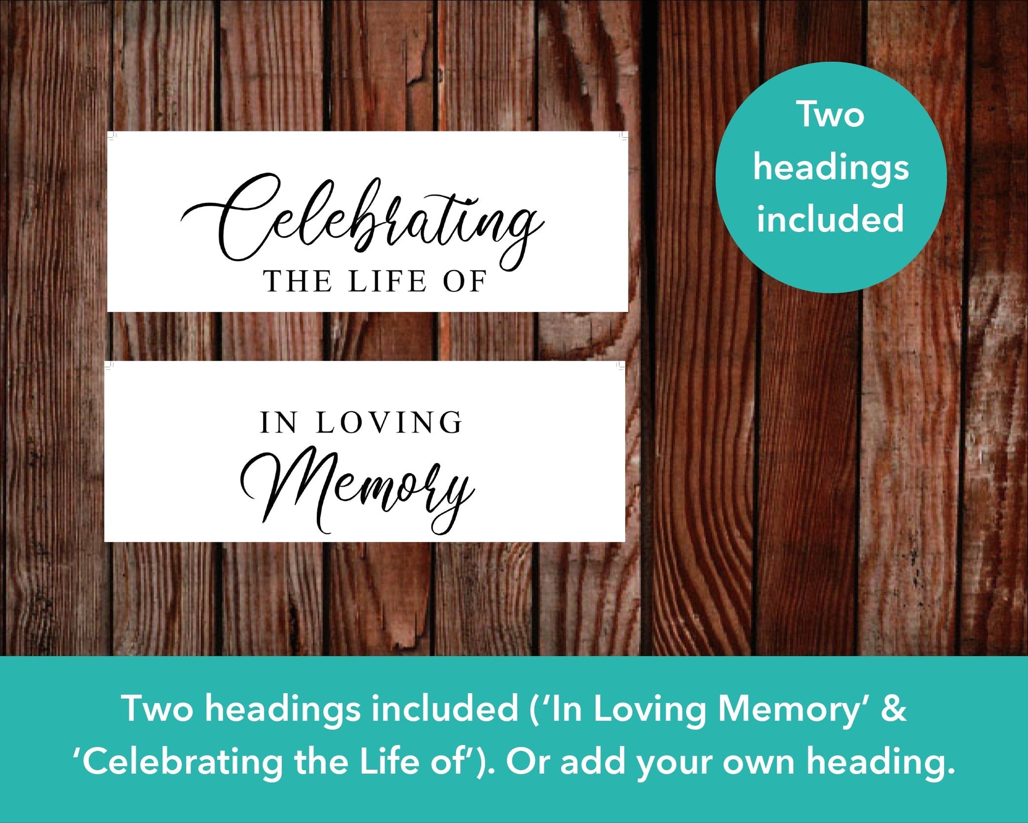 Funeral Photo Display | Foliage – Funeral Templates