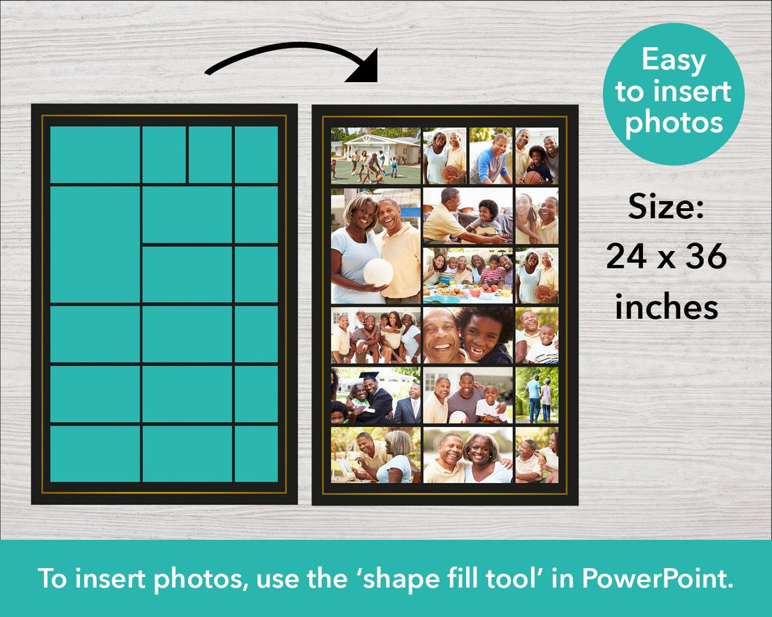 Funeral Photo Display Golden Funeral Templates