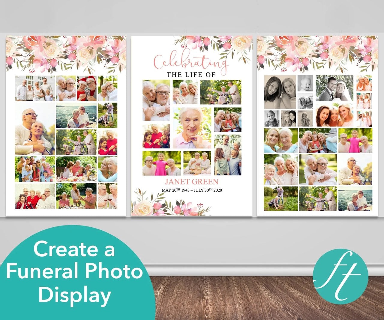 Top Ten Funeral Photo Displays (Commercial Licenses)