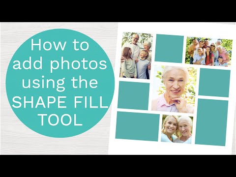 How to add photos using the Shape Fill Tool in Microsoft Word