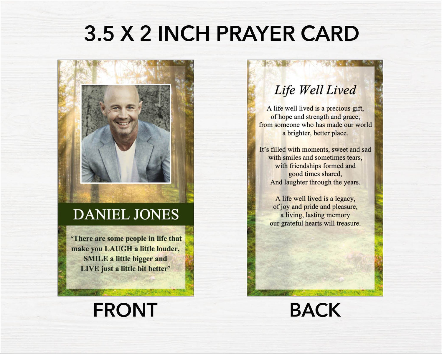 Forest Funeral Prayer Card Funeral Templates forest-funeral-prayer-card-funeral-templates